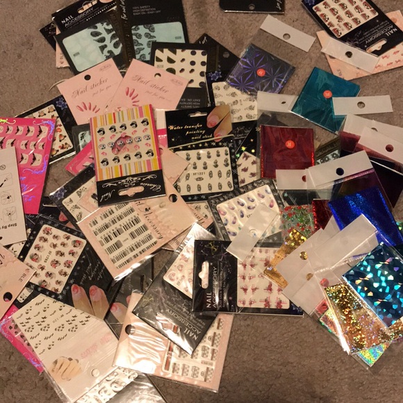 30pc Nail art supplies stickers bundle - Picture 2 of 3